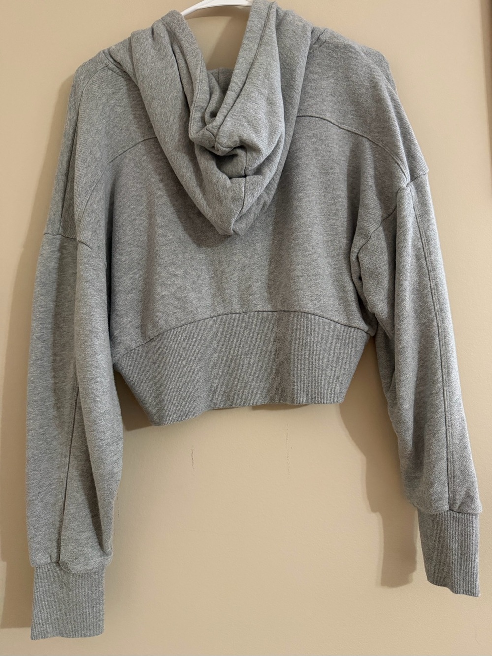 JoyLab Gray Women's Cropped Zip Hoodie - Picture 5 of 6